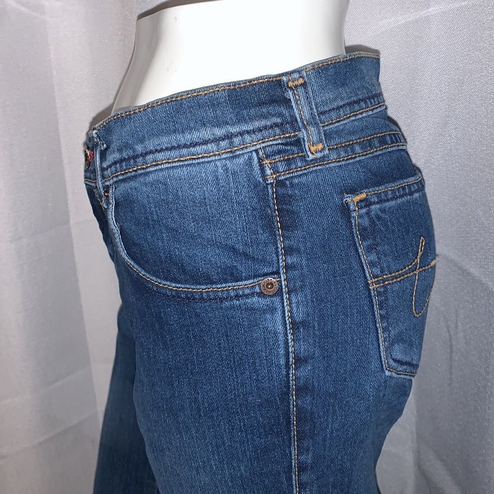 Vintage Blue Flare Wide Leg Jeans - Picture 5 of 16